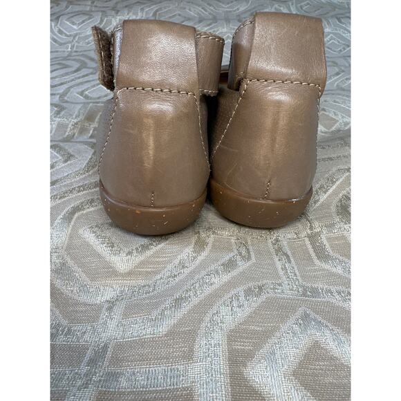 Clarks Leather Suede Shoes Flats MEDORA NINA Sage‎ Size 7.5 - Picture 3 of 7